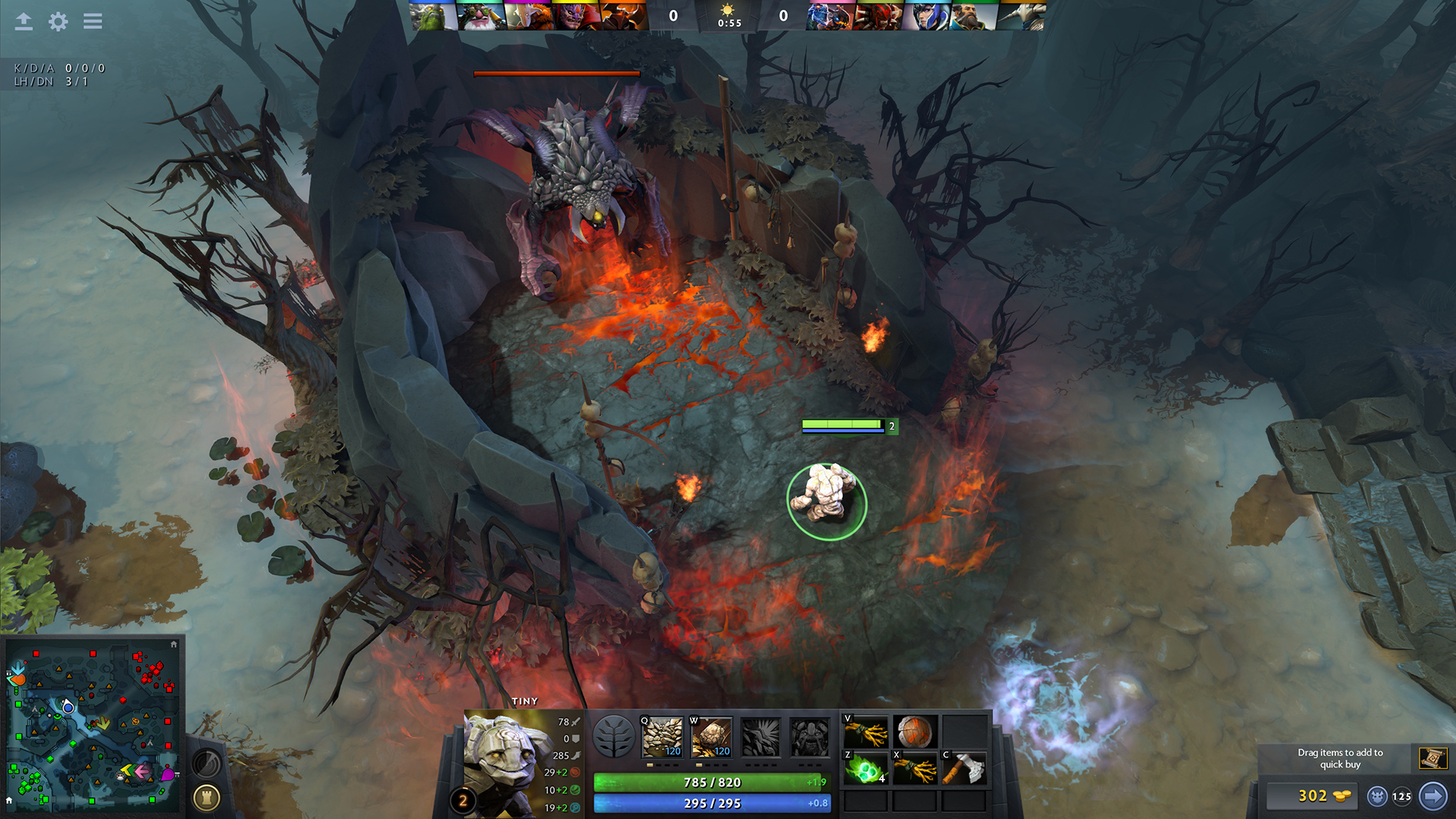 Dota 2 — атмосфера матча