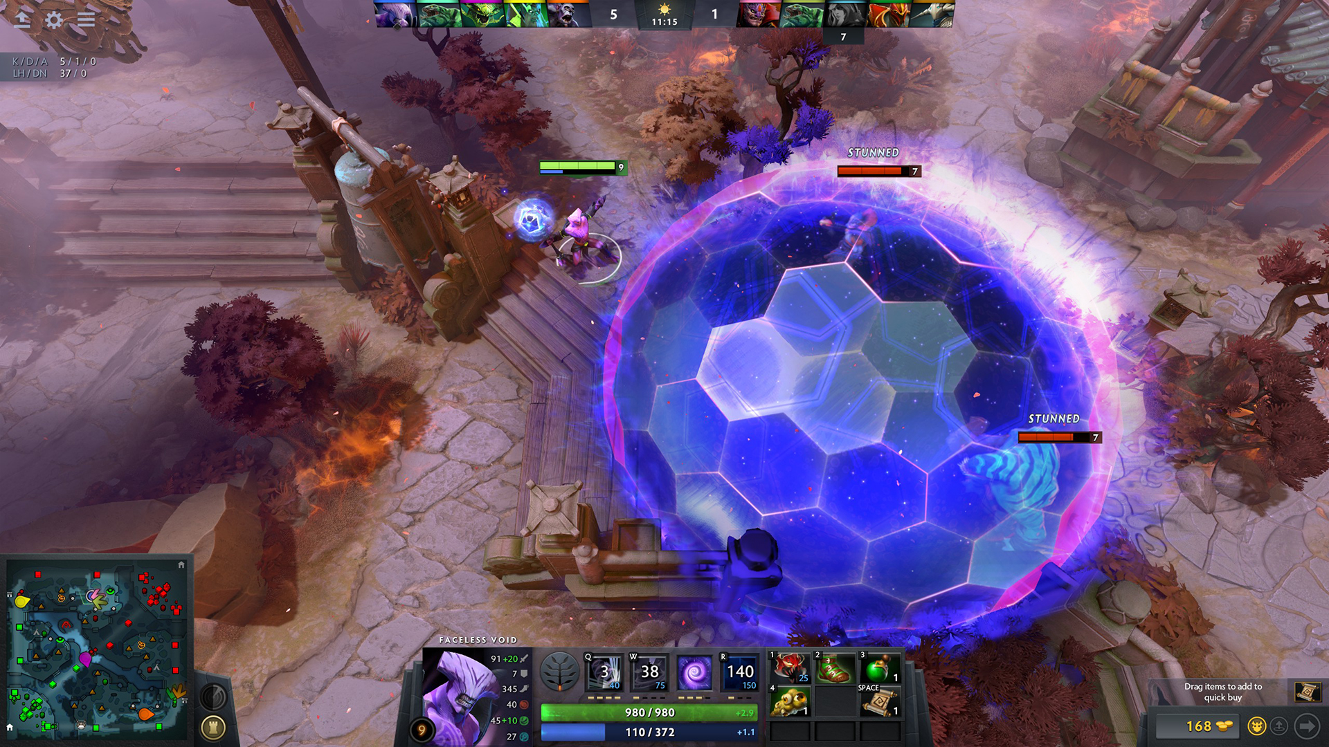 Dota 2 — карта и туман войны